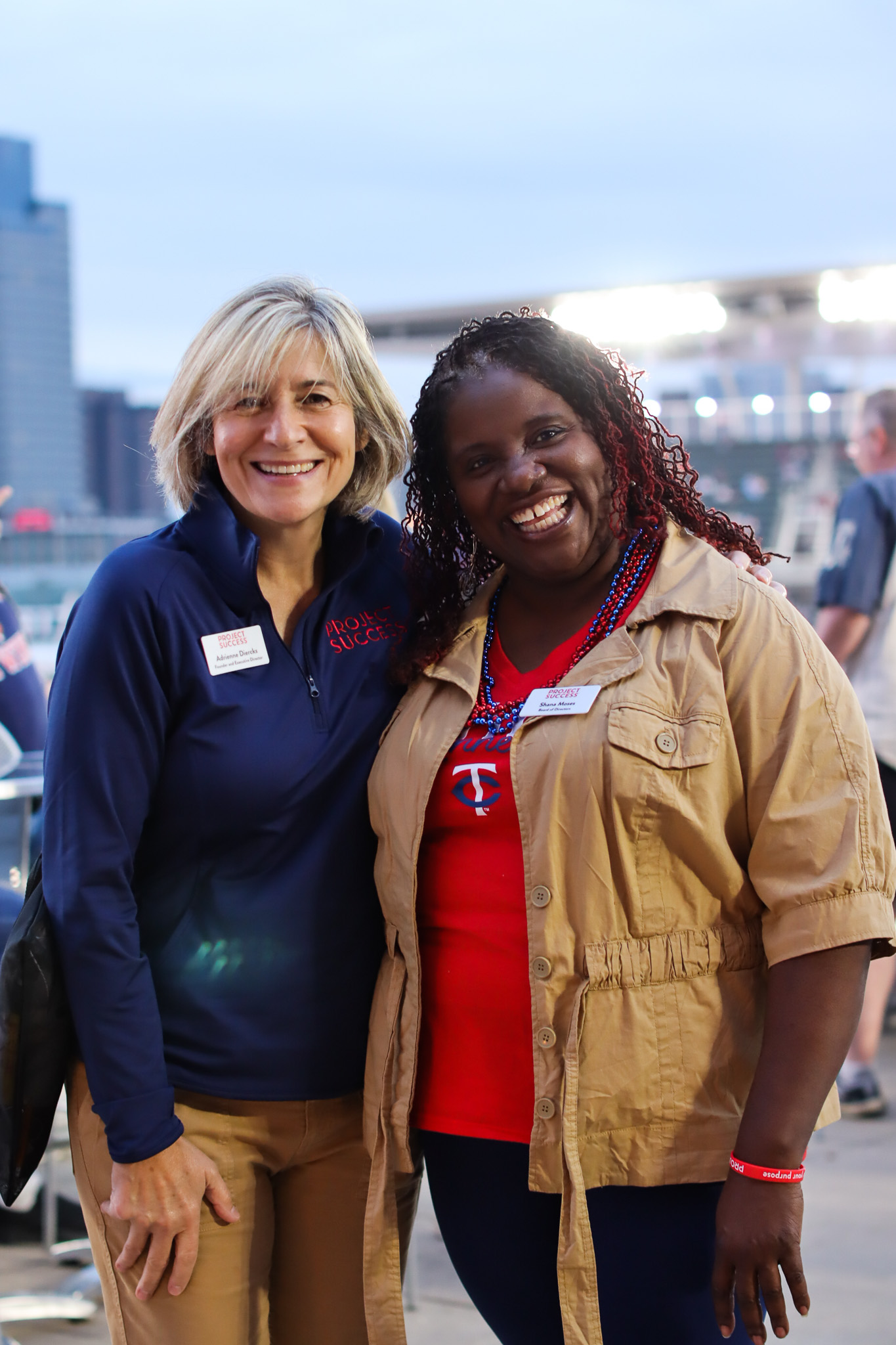 Executive Director Adrienne and Board Chair Shana.