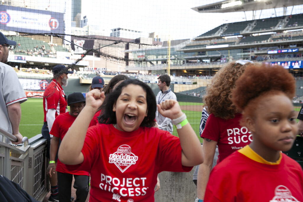 Students excited to sing at Fielding Dreams.